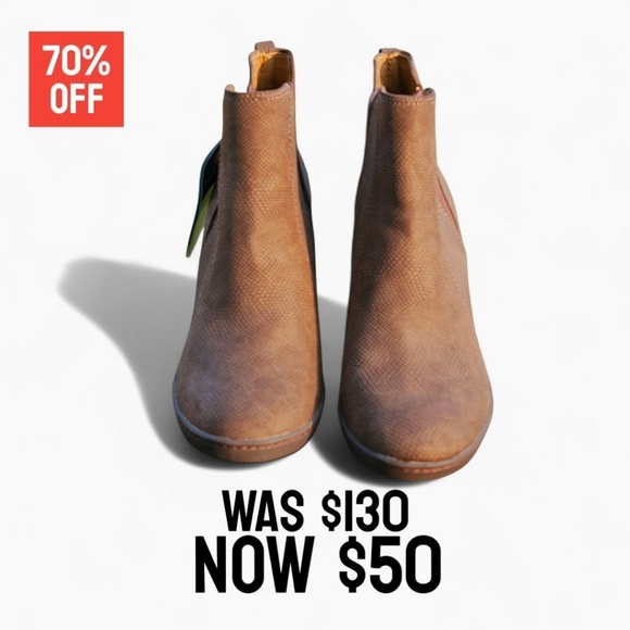 BEARTRAPS POSTURE Women's brown high heel boots that help promote better posture - Picture 2 of 14